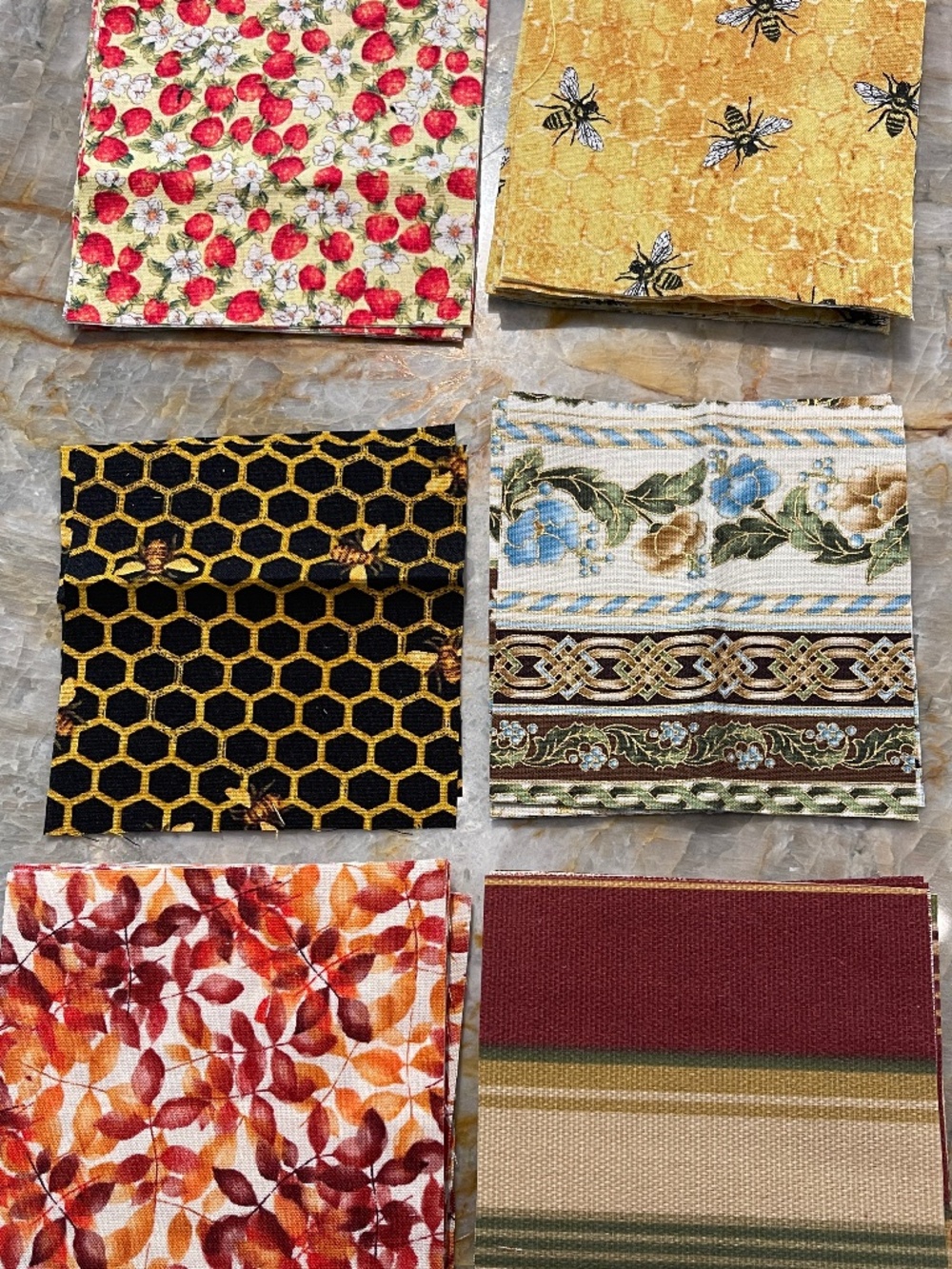 4" Inch Quilt Squares 46 Count
